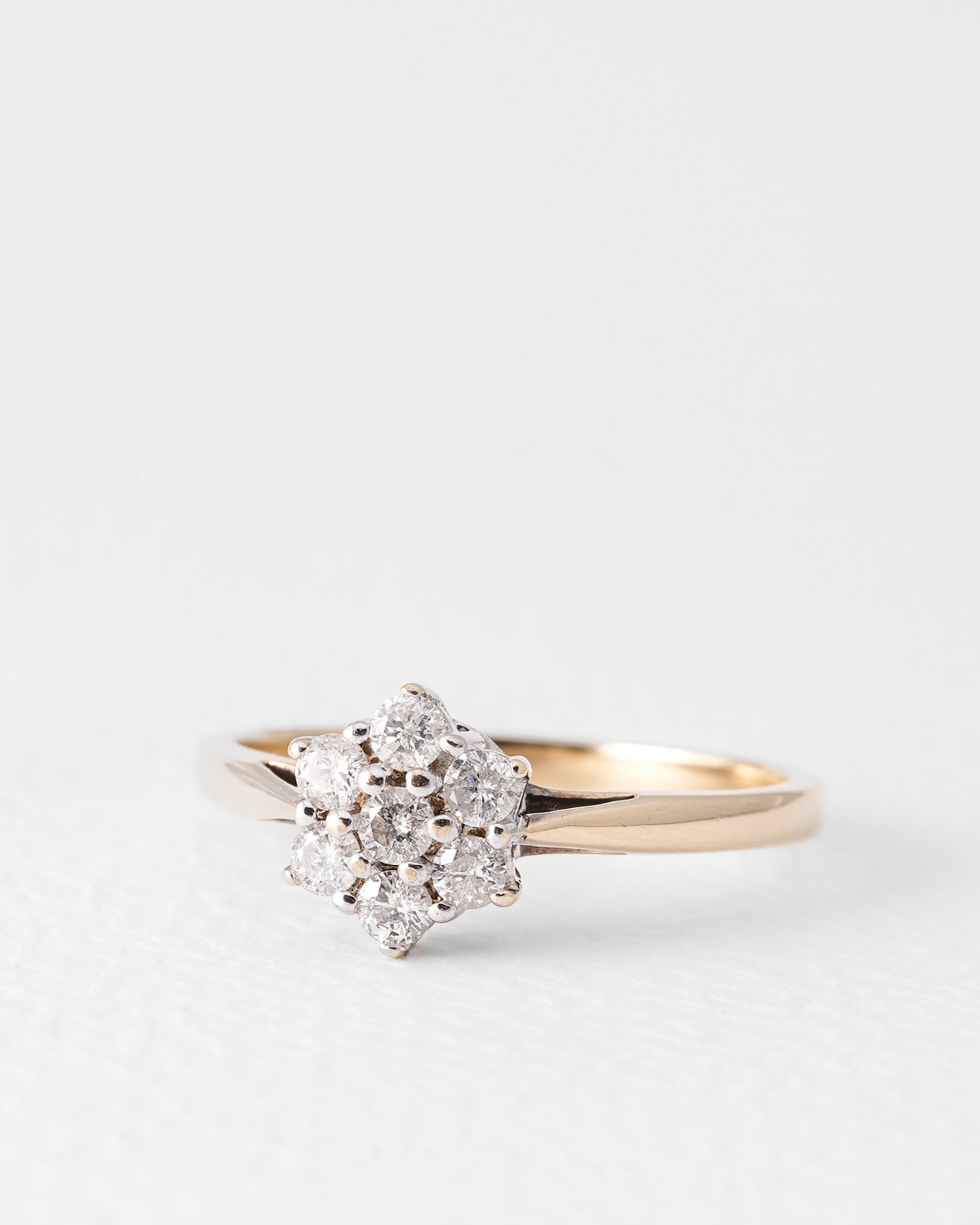 Zuri | Vintage Diamond Cluster Ring