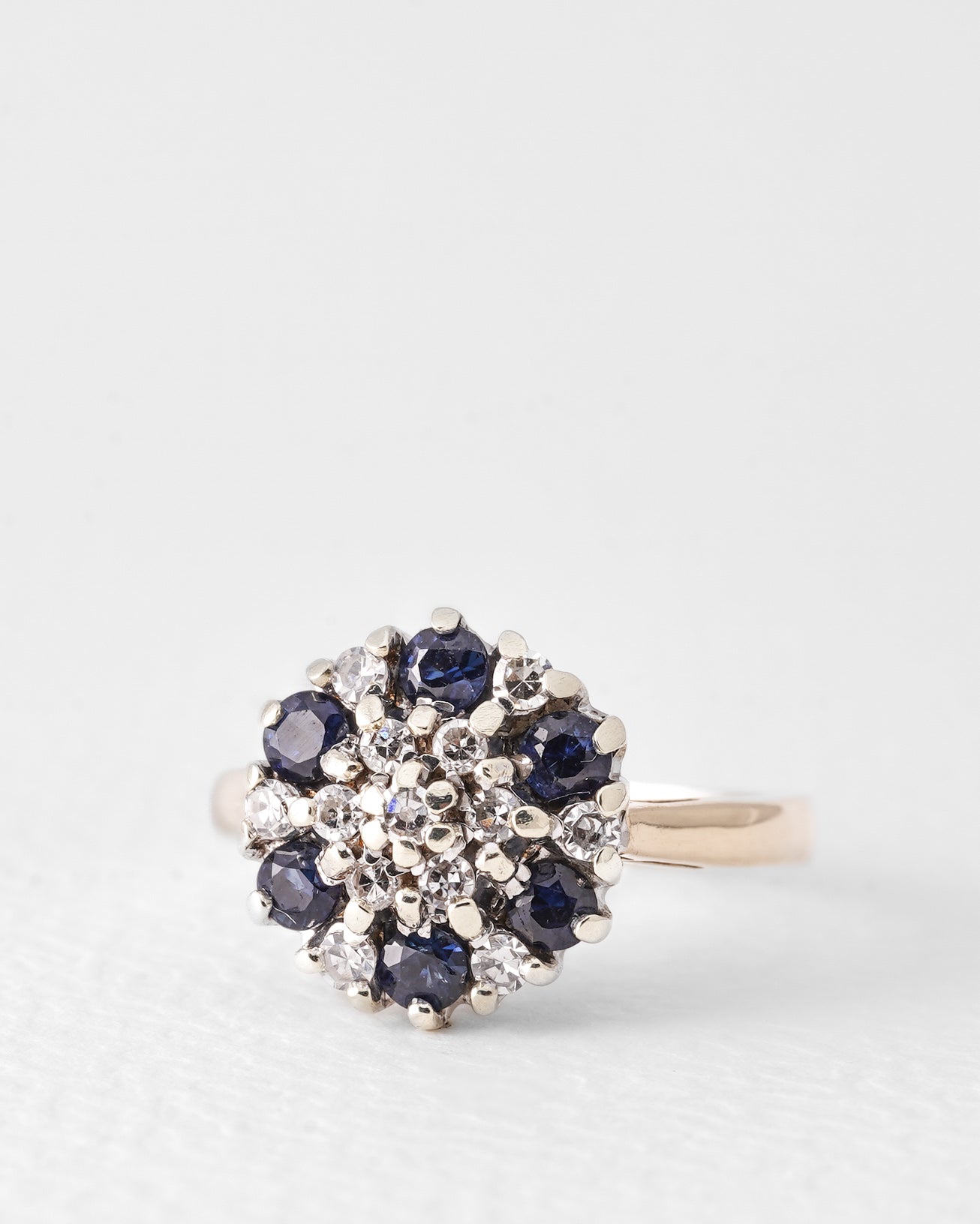 Lóa | Vintage Sapphire & Diamond Ring
