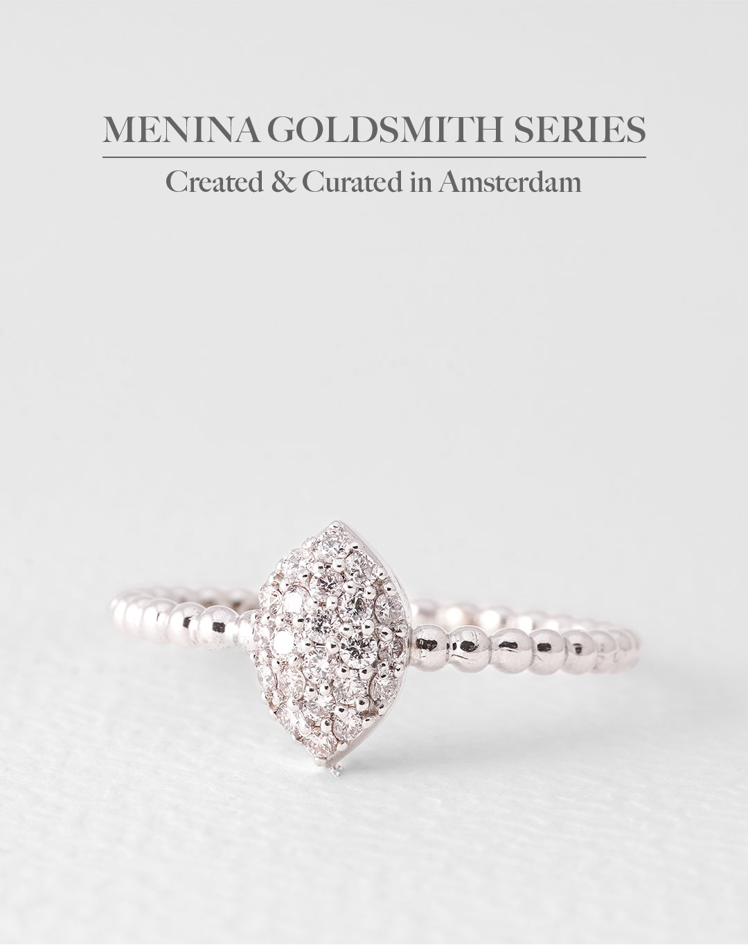 Noelle | 14K White Gold Brilliant (0.23ct) Promise Ring