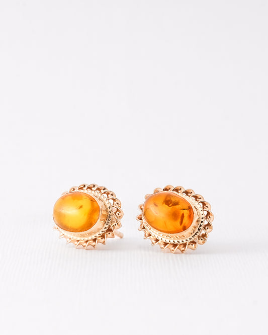 Yuna | Vintage Amber Earrings