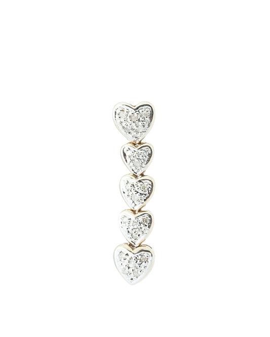 Toosje | Vintage (0.25ct) Diamond Heart Pendant