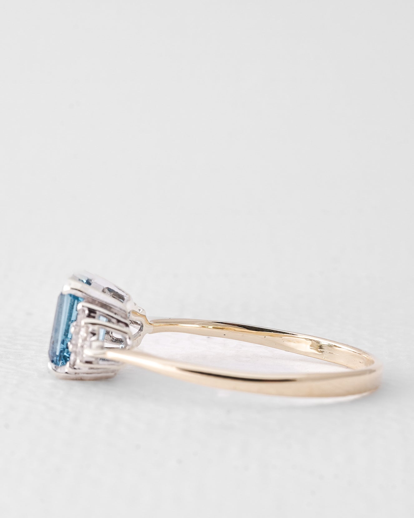 Vivienne | Vintage Topaas & Diamant Cluster Ring