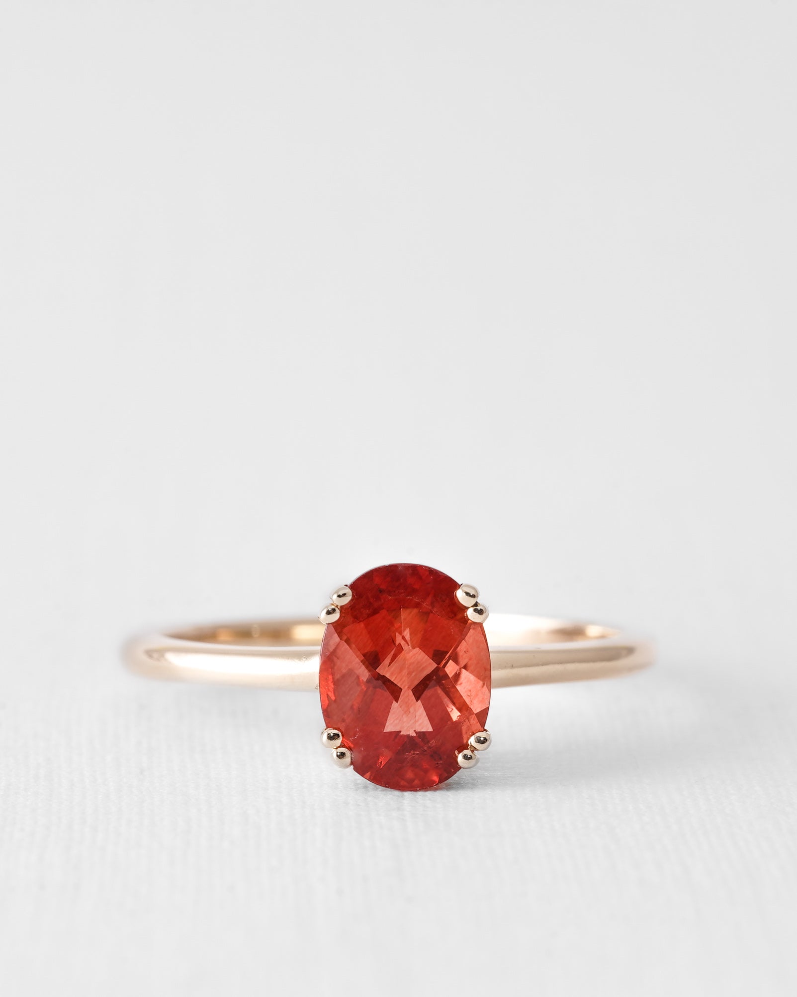 Reva | Vintage Toermalijn Solitaire Ring