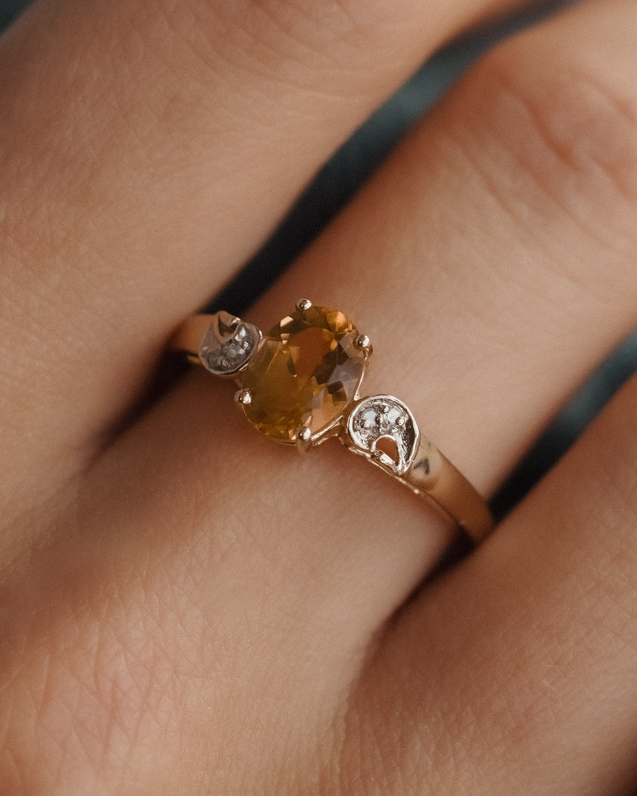 Solane | Vintage Sfeen & Diamant Ring