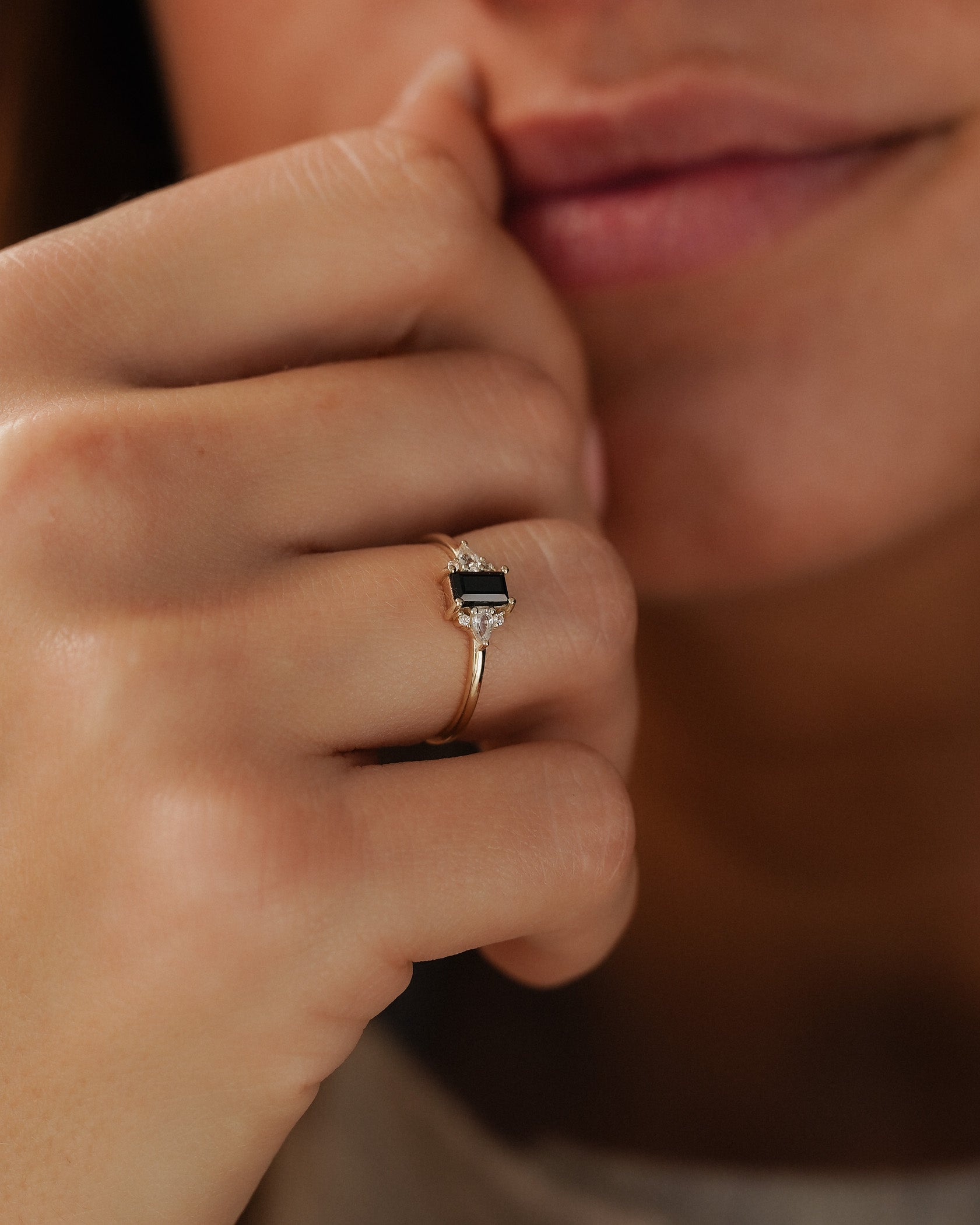 Lyla | Spinel Baguette & Diamant Ring