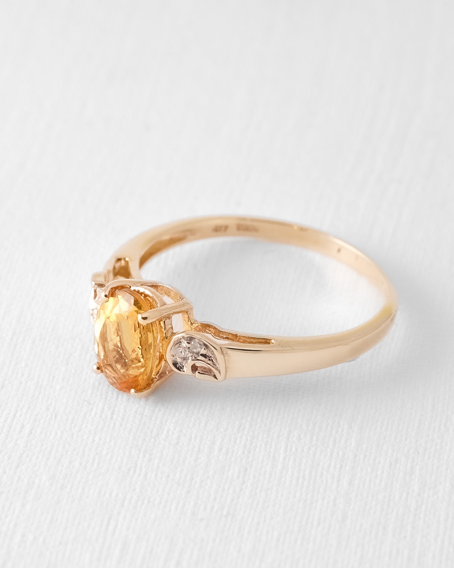 Solane | Vintage Sfeen & Diamant Ring