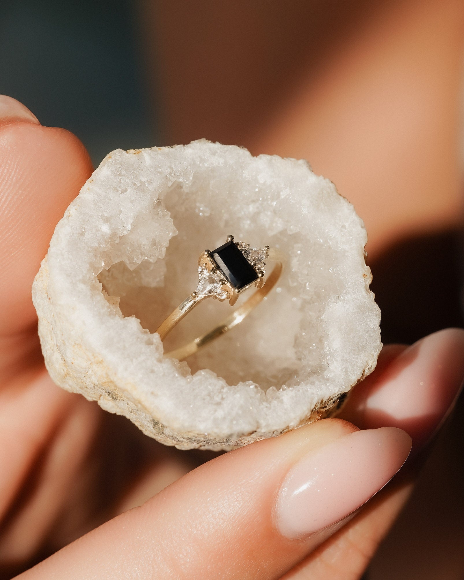 Lyla | Spinel Baguette & Diamant Ring