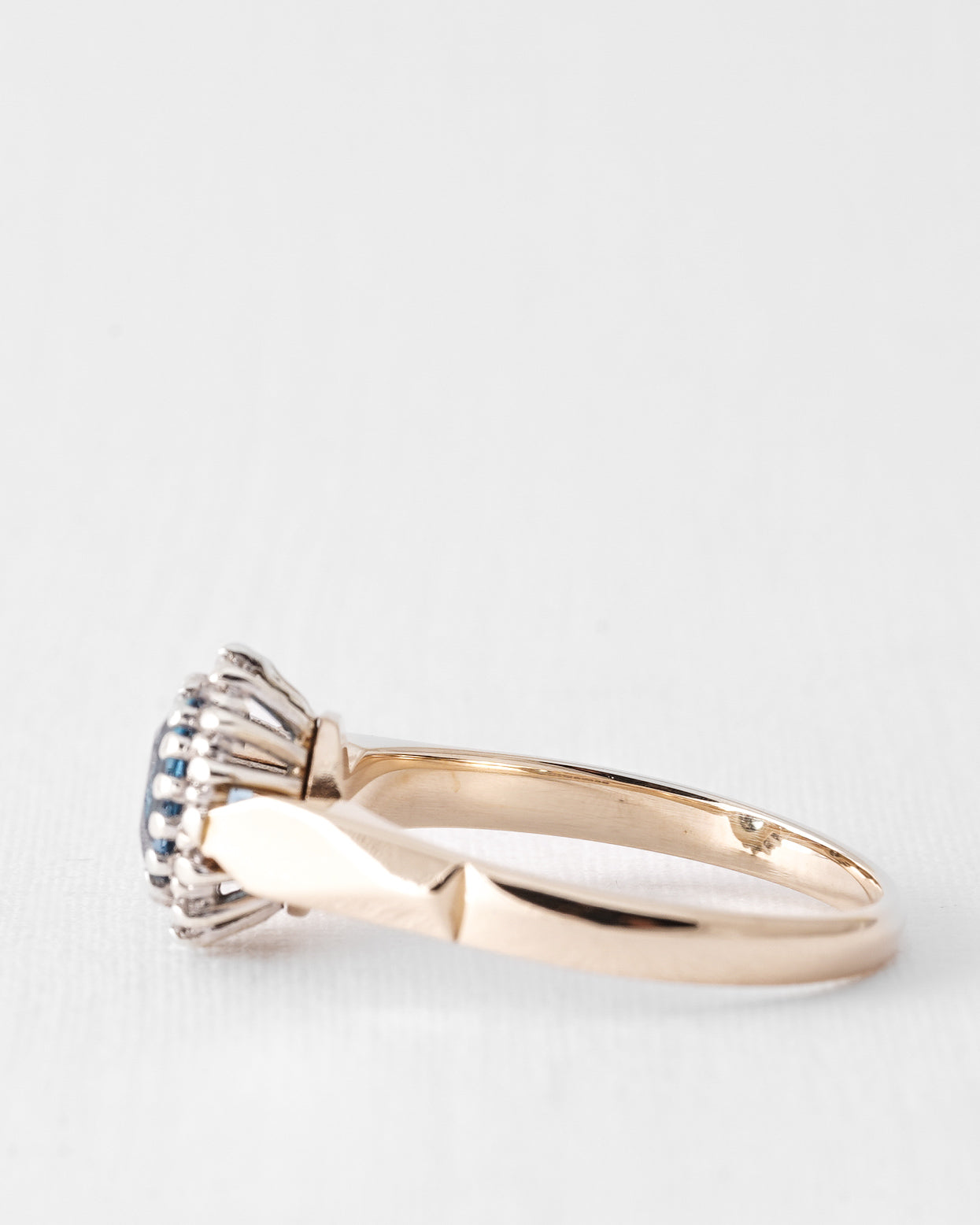Avey | Vintage Topaz and Diamond Ring