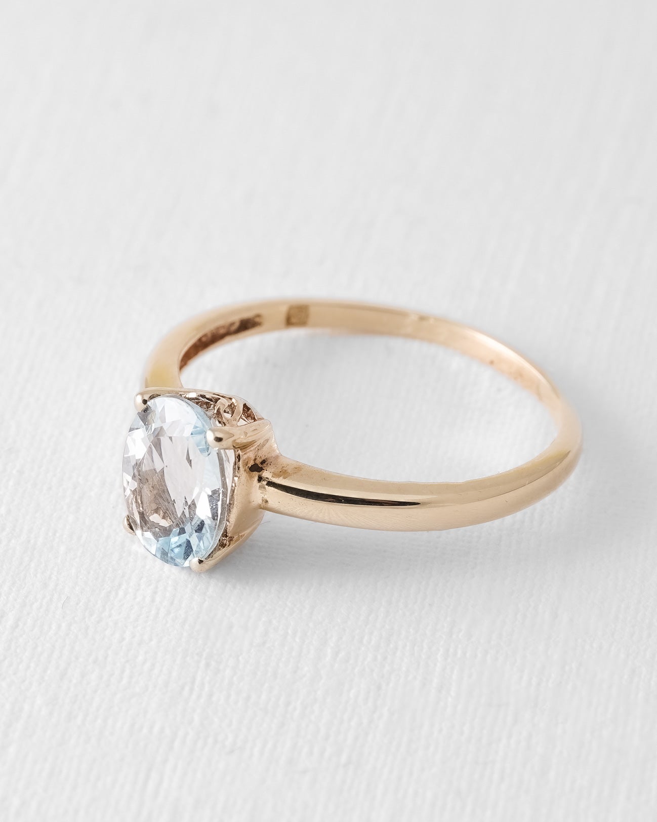 (05-03) Maribel | Vintage Topaas Ring - Menina Amsterdam