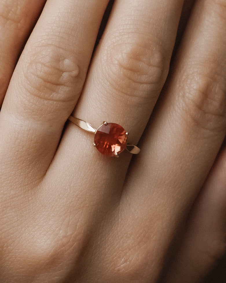 Perseya | Vintage Topaas Solitaire Ring