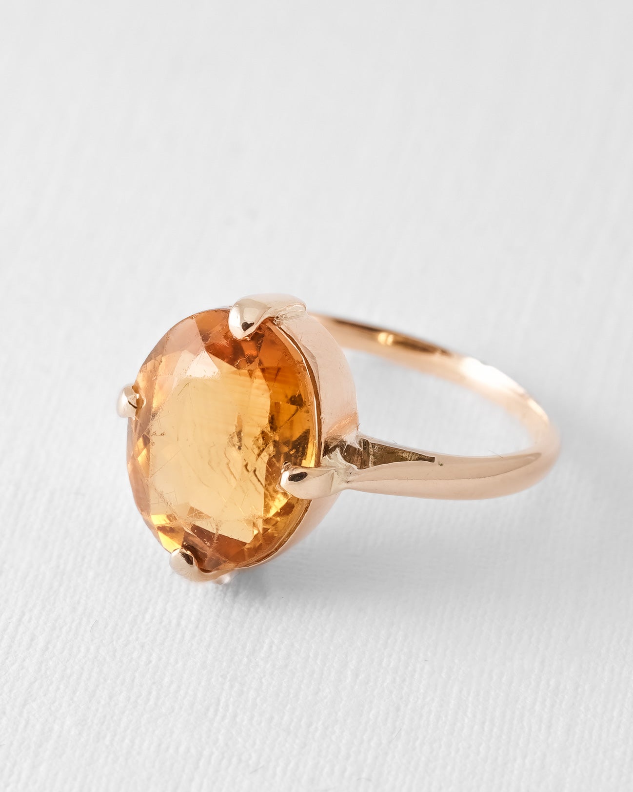 Serenella | Vintage Citrien Solitaire Ring