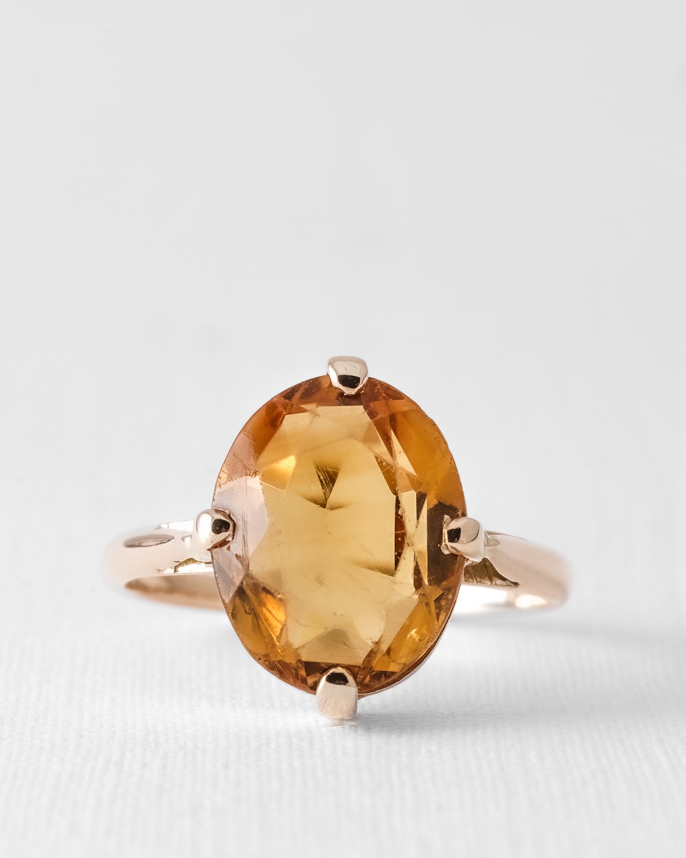 Serenella | Vintage Citrien Solitaire Ring