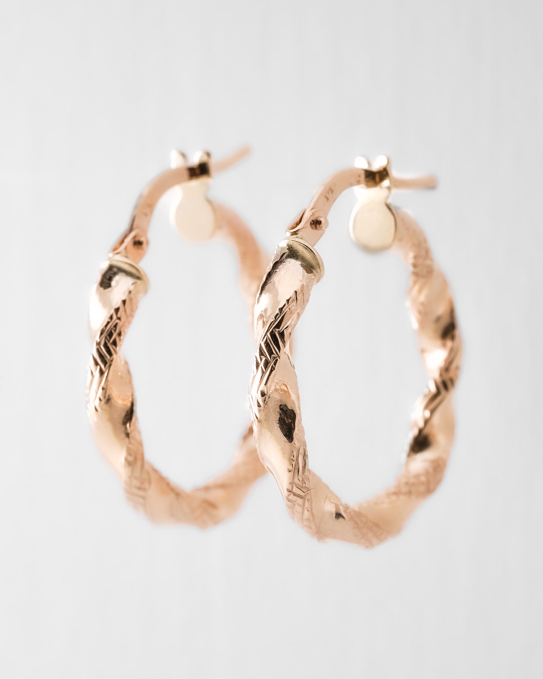 Helena | Vintage Gouden Creolen Oorbellen