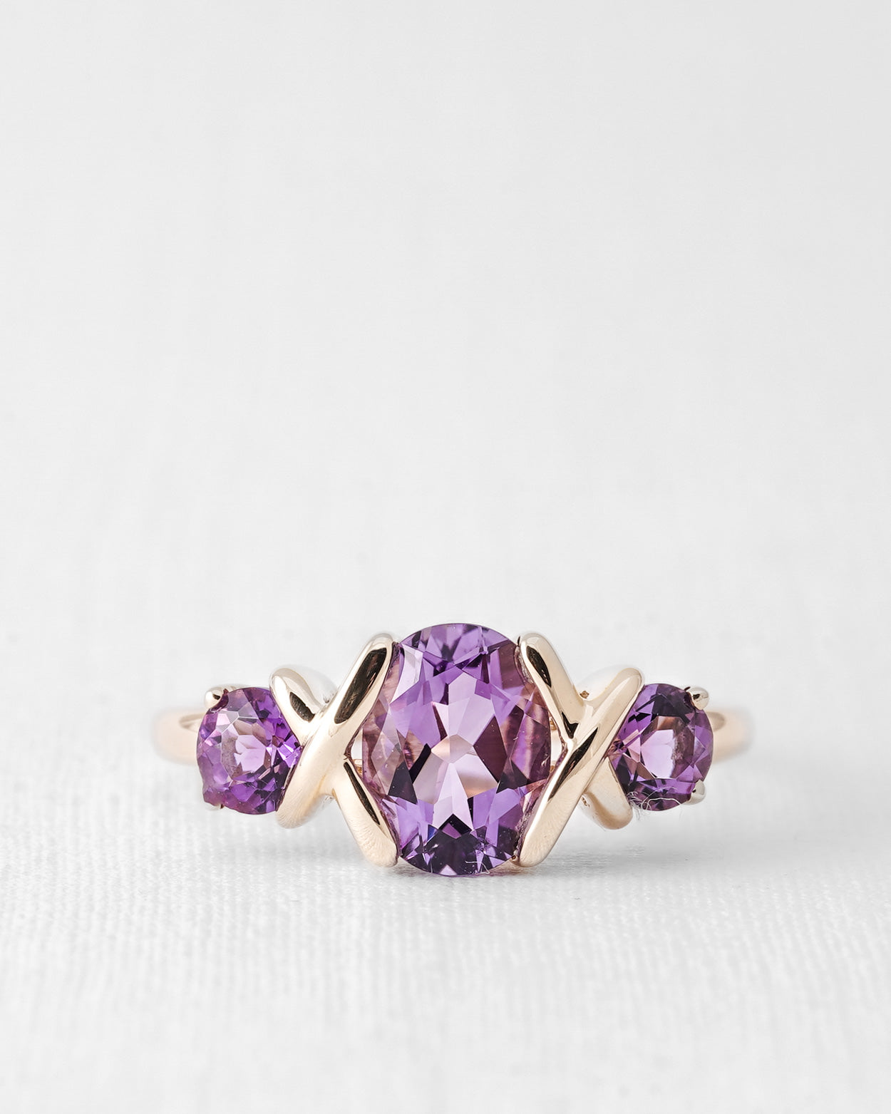 Arlena | Vintage Amethyst Cluster Ring