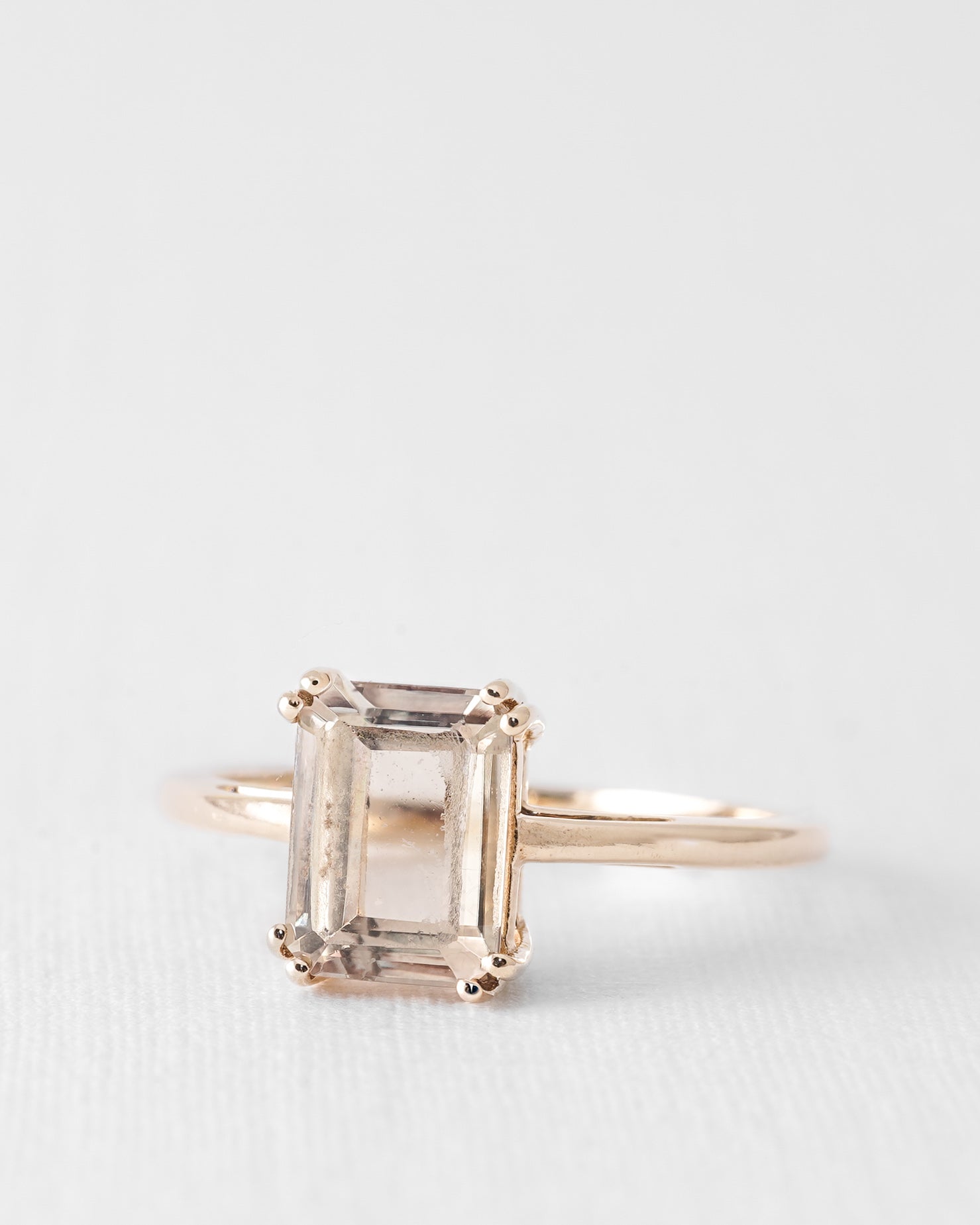 Lymea | Vintage Kwarts Solitaire Ring - Menina Amsterdam