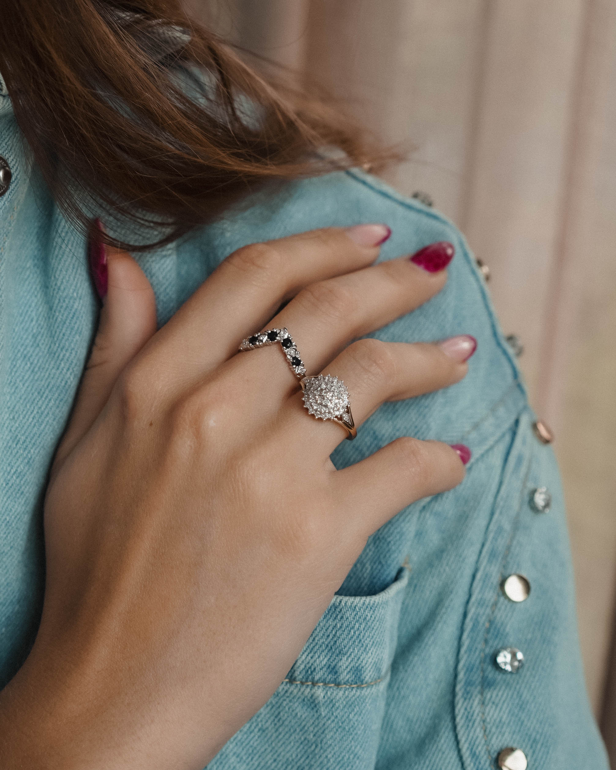 Coraline | Vintage Diamant Ring - Menina Amsterdam