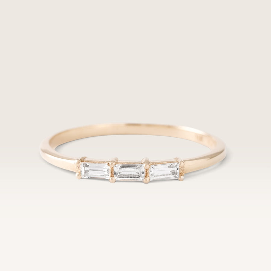 Alize | Baguette Diamant Trilogy Ring
