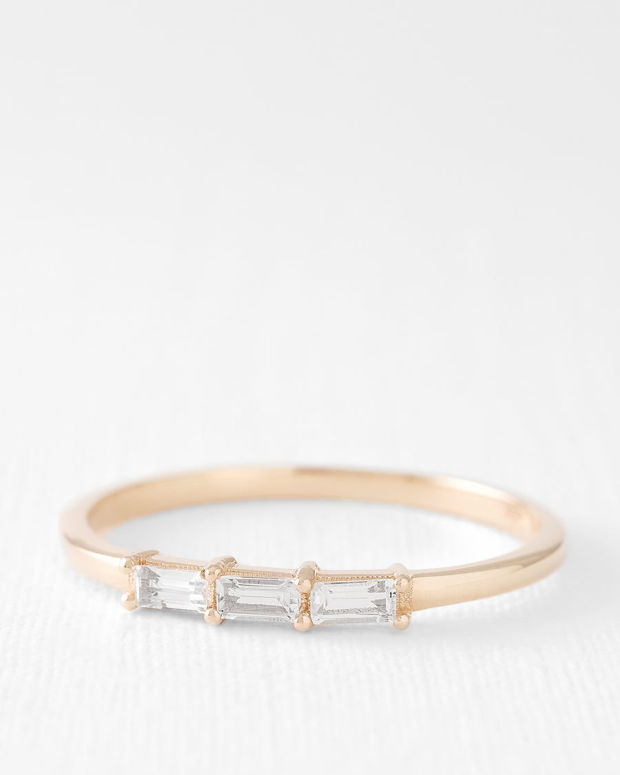 Alize | Baguette Diamant Trilogy Ring