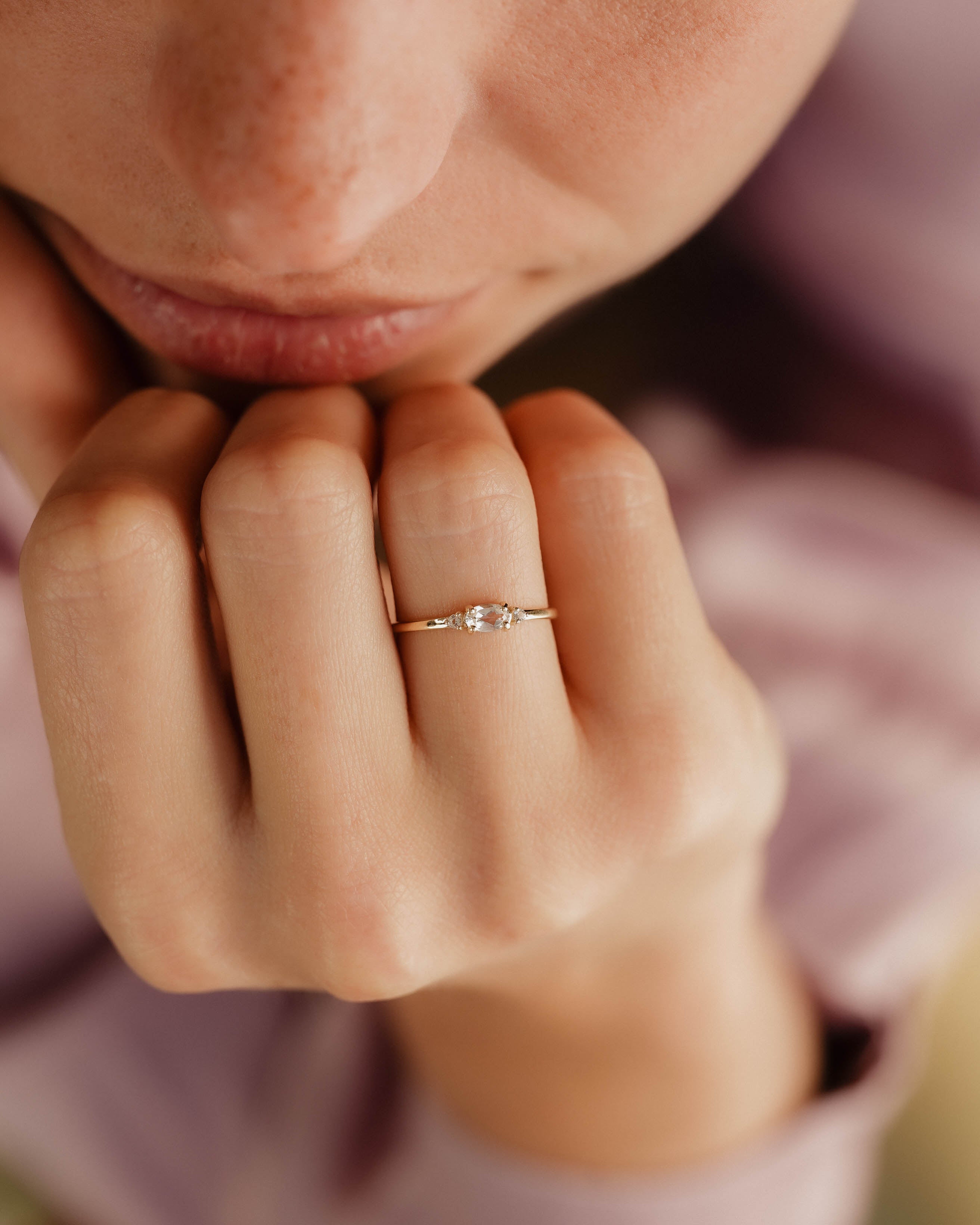 Roeby | Maansteen & Diamant Ring