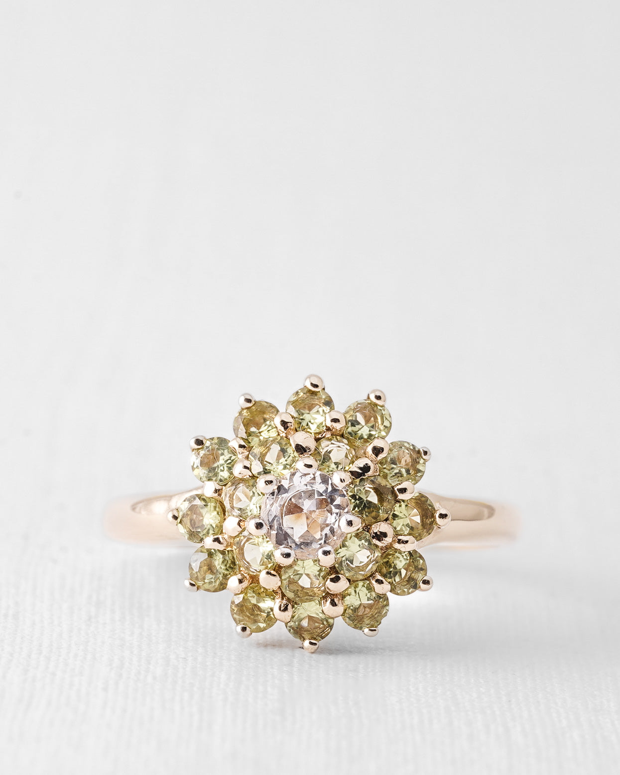 Mara | Vintage Quartz Cluster Ring