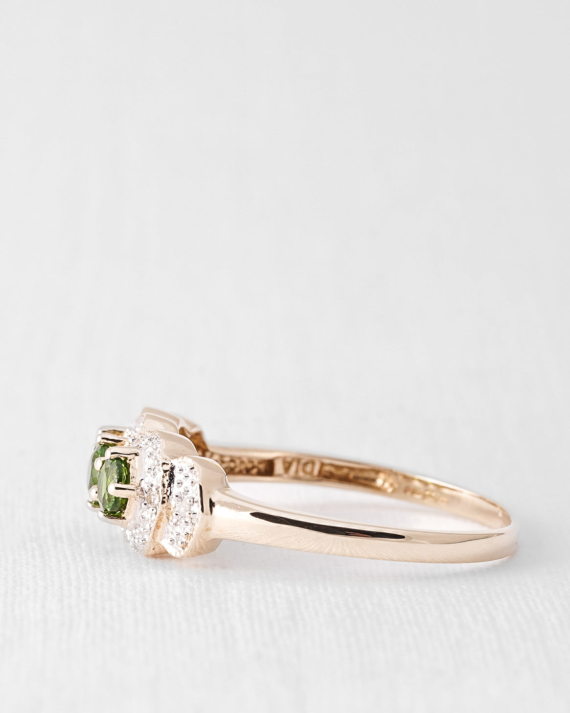 Vionne | Vintage Diopside and Diamond Dress Ring