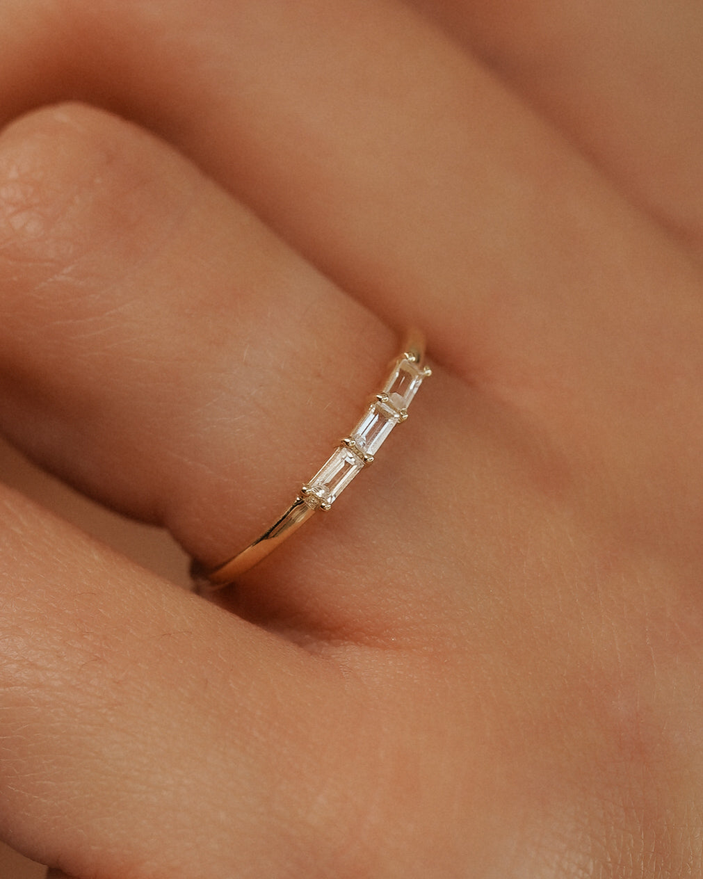 Alize | Baguette Diamant Trilogy Ring