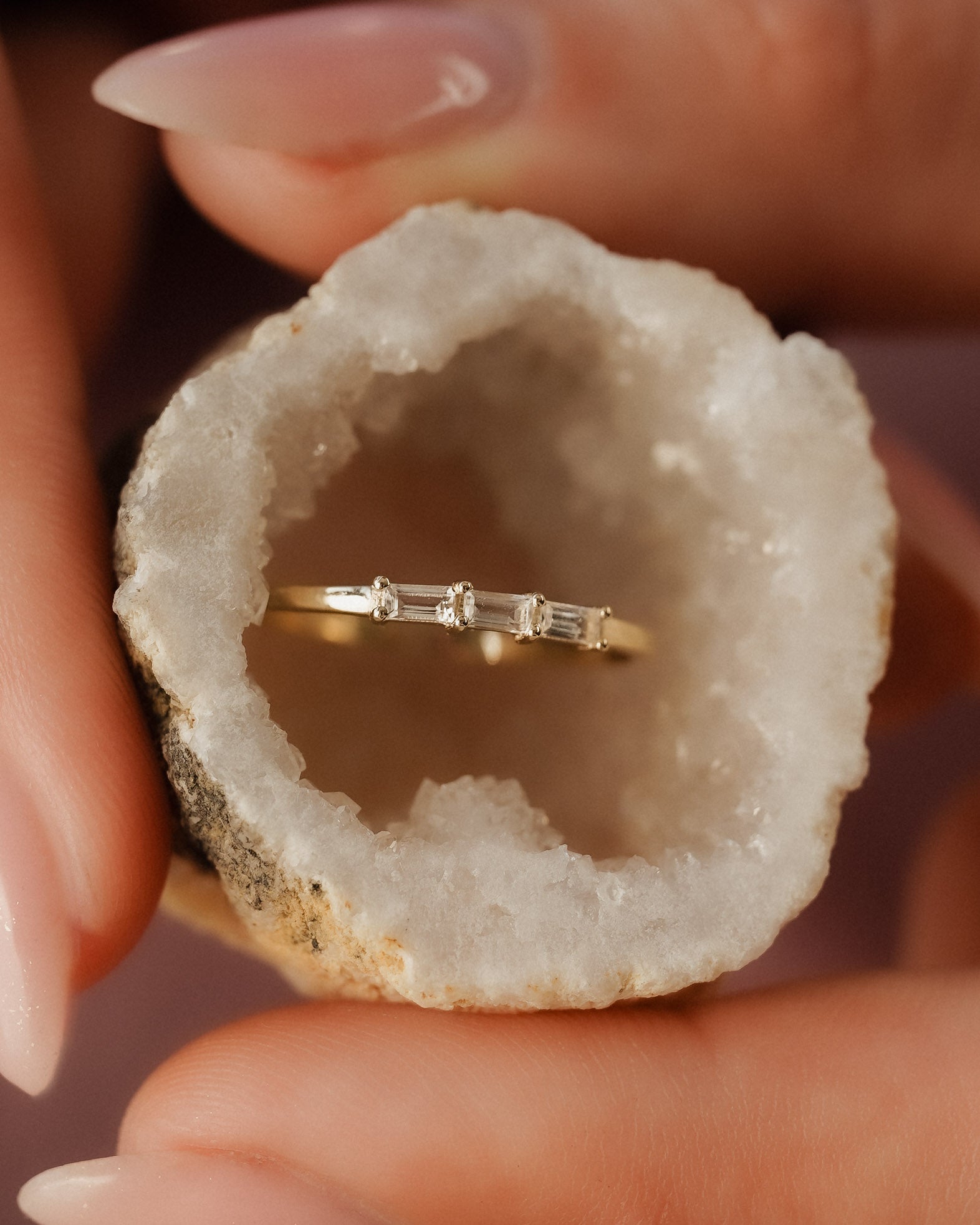 Alize | Baguette Diamant Trilogy Ring