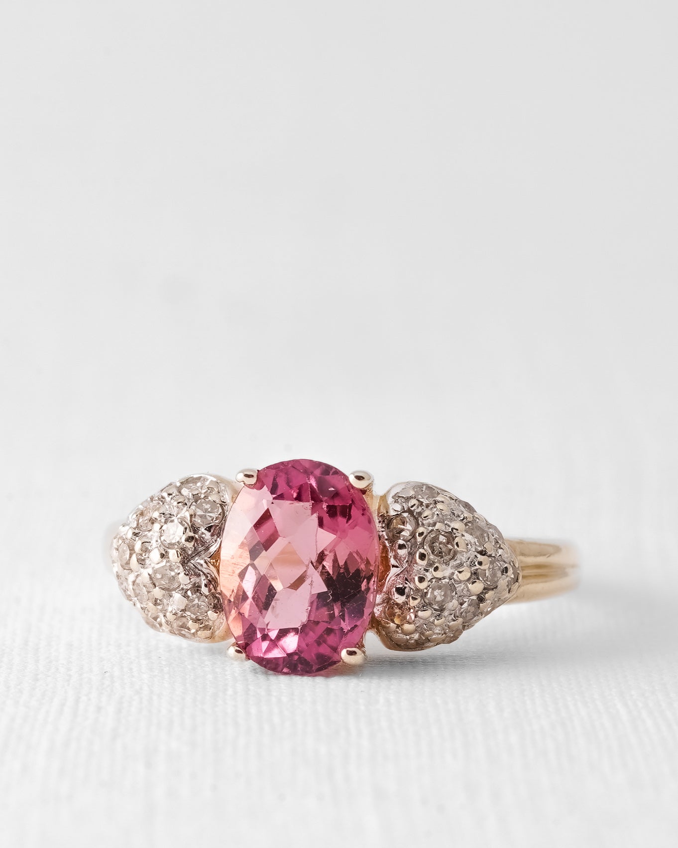 Maravelle | Vintage Toermalijn & Diamant Dress Ring