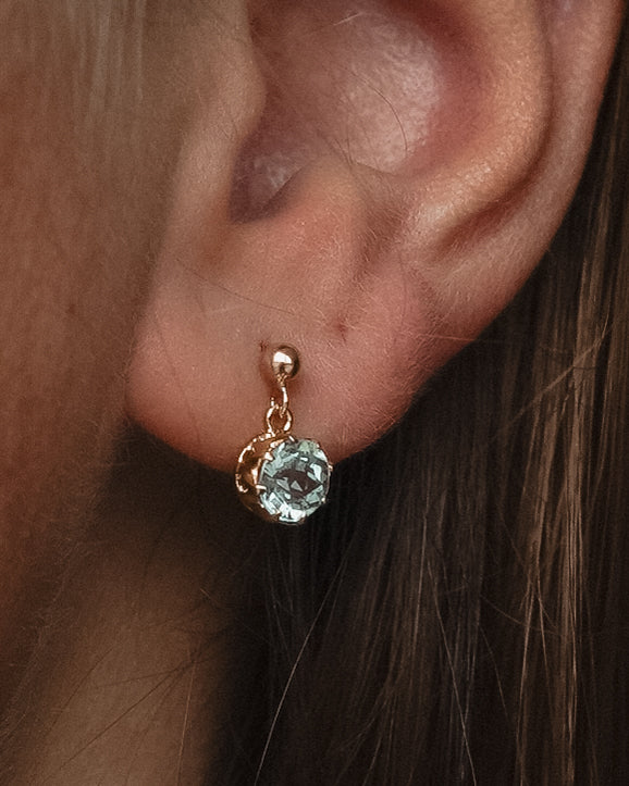 Relle | Vintage Topaas Oorbellen