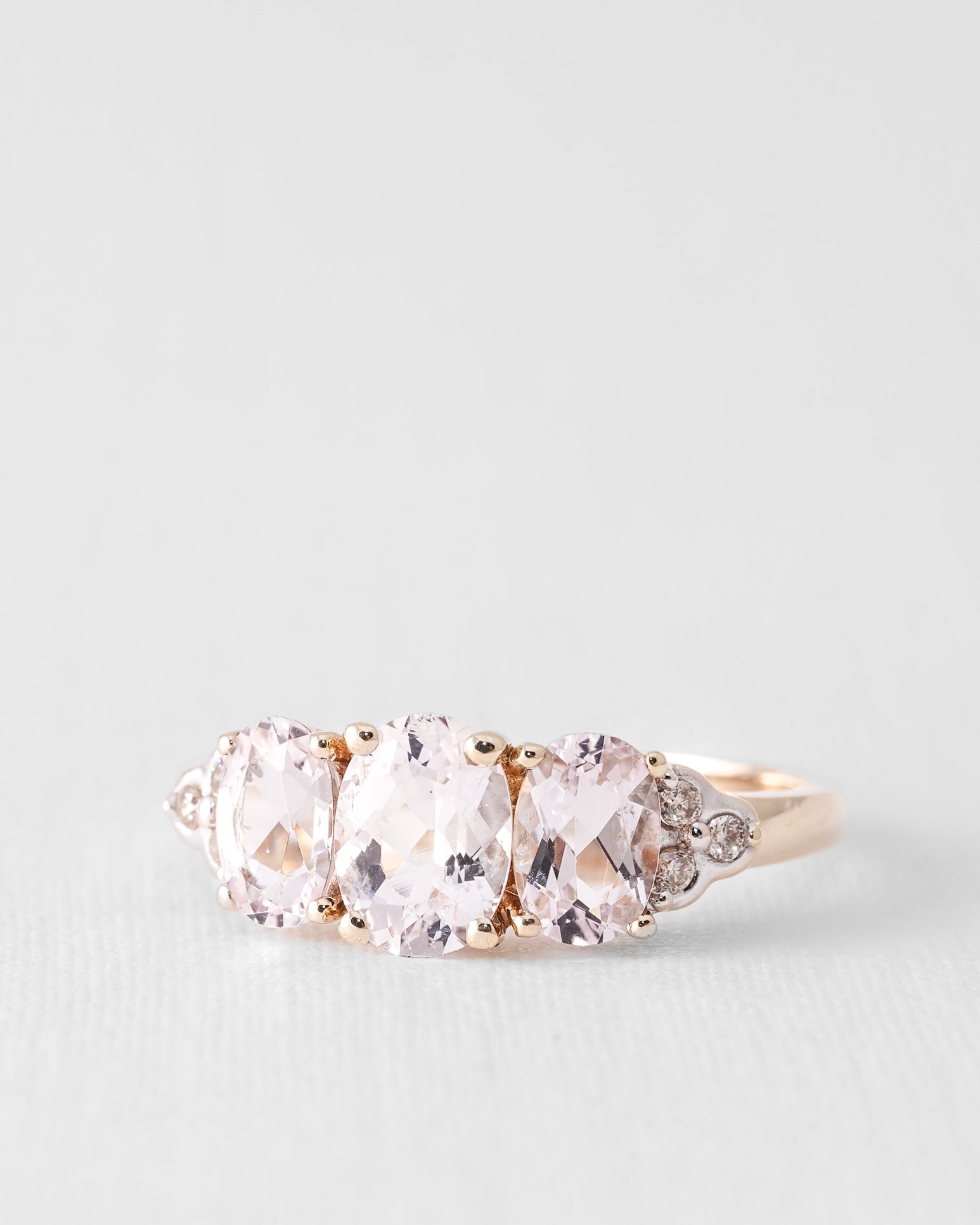 Uarelle | Vintage Kwarts & Diamant Cluster Ring