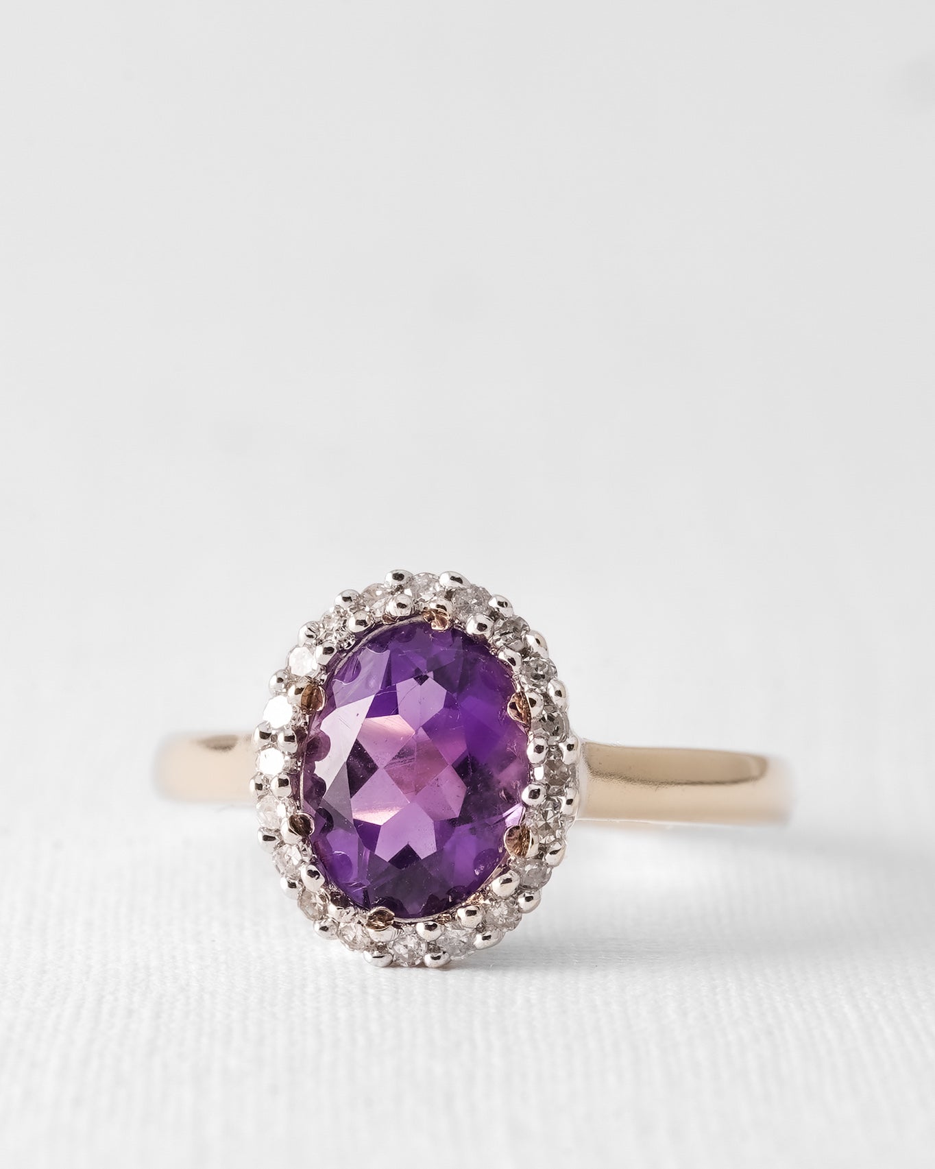 Florence | Vintage Amethist & Diamant Ring