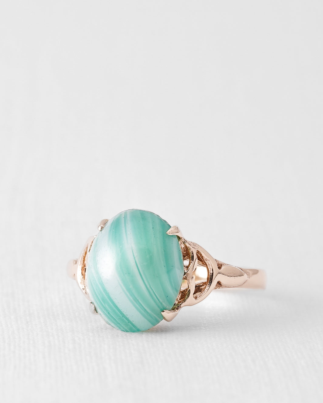Aria | Vintage Agate Dress Ring
