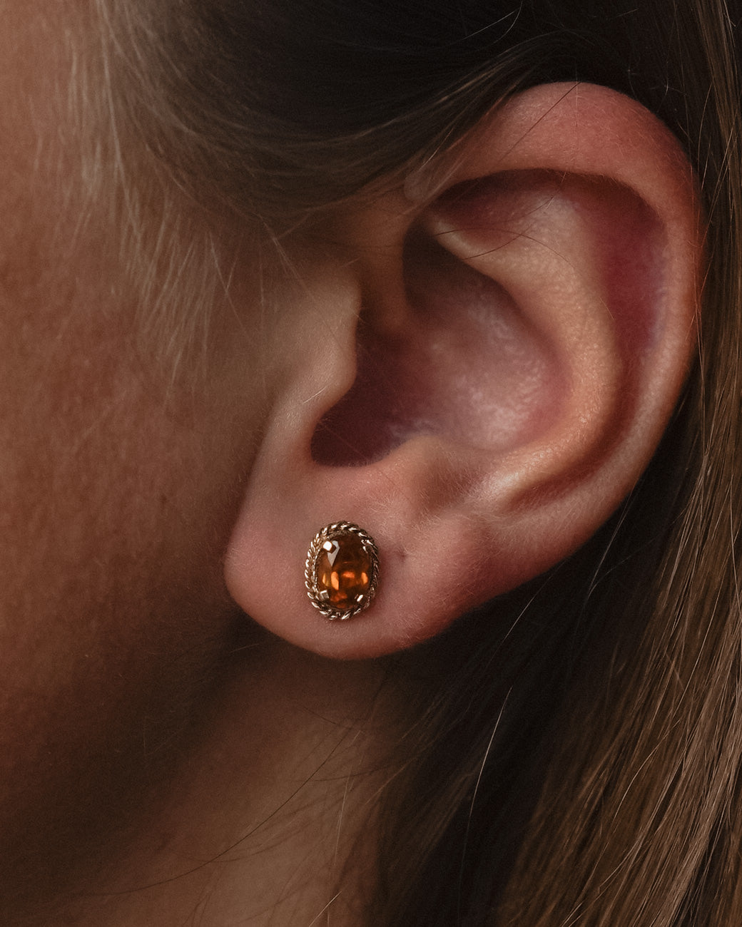 Relyne | Vintage Citrien Oorbellen