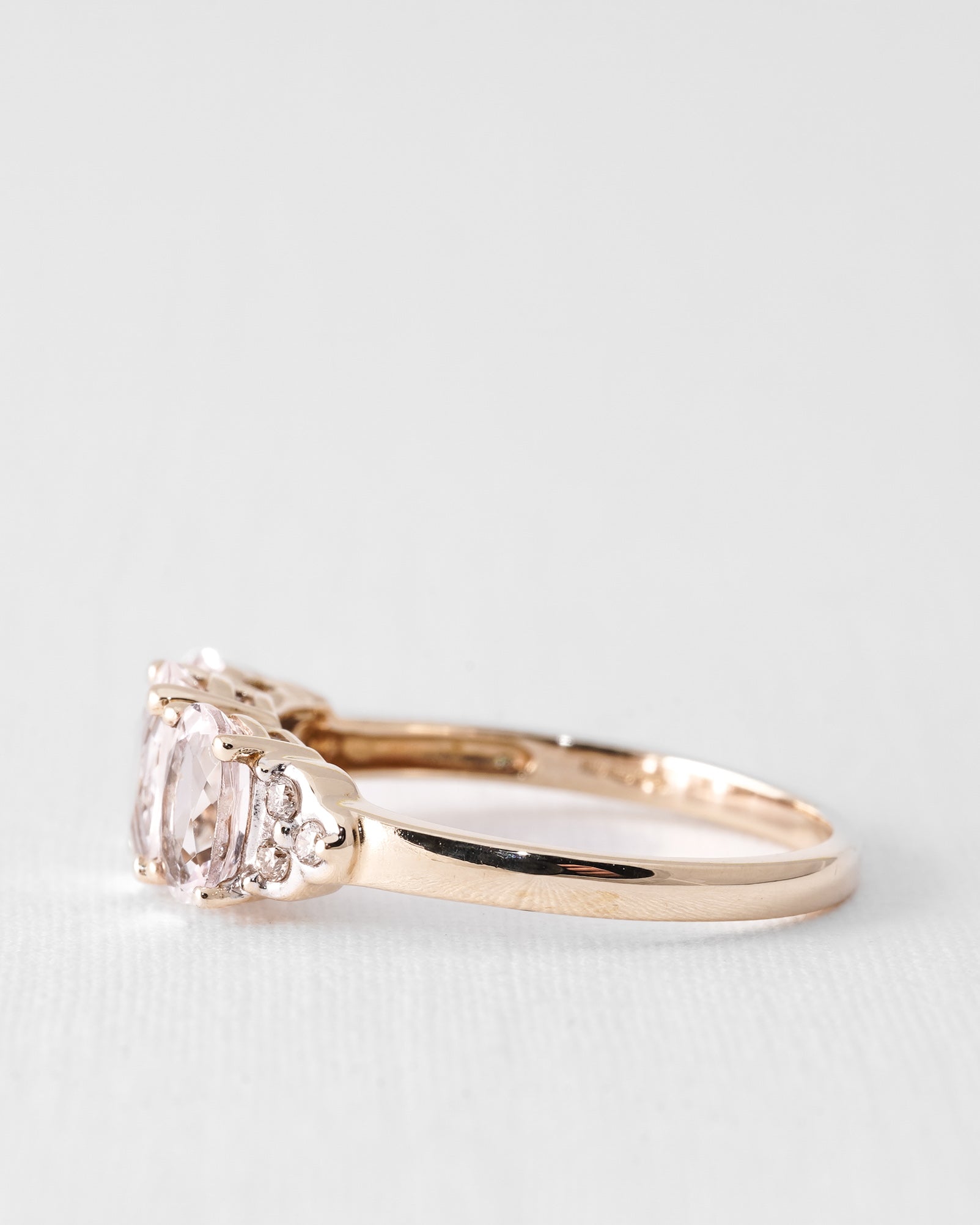 Uarelle | Vintage Kwarts & Diamant Cluster Ring