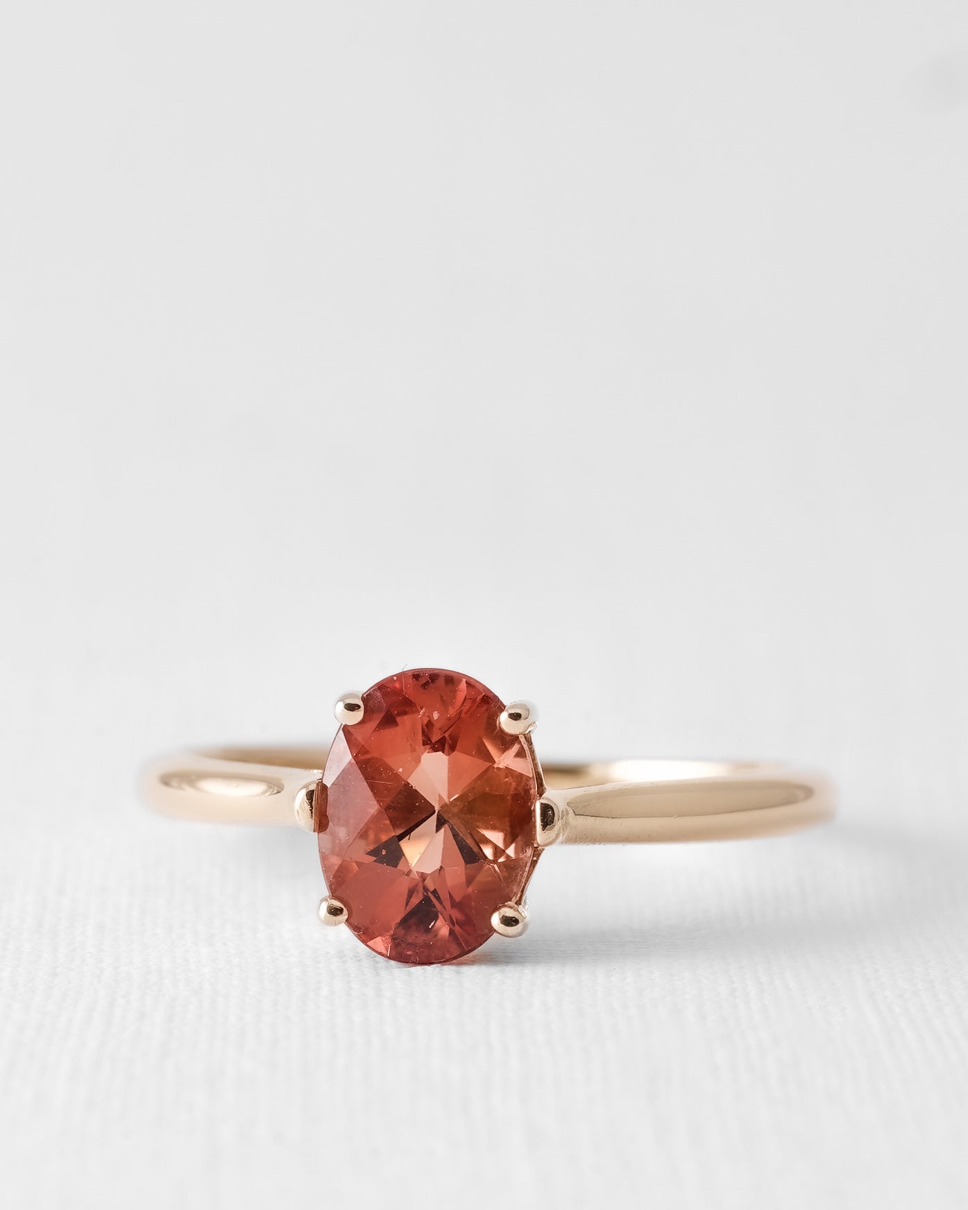 Lucienne | Vintage Kwarts Solitaire Ring