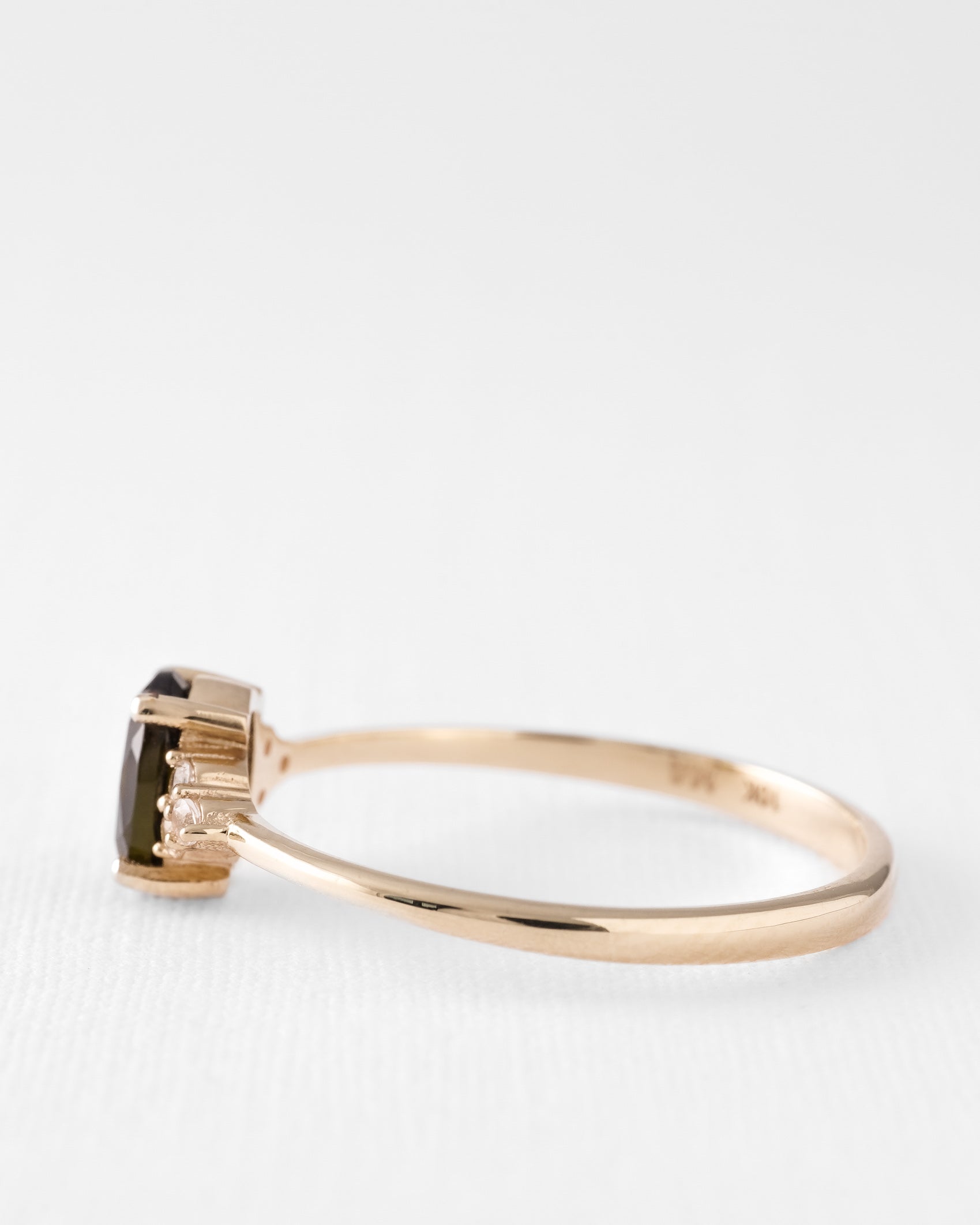 Valerie | Groene Toermalijn & Diamant Ring
