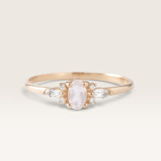 Camille | Maansteen & Diamant Ring