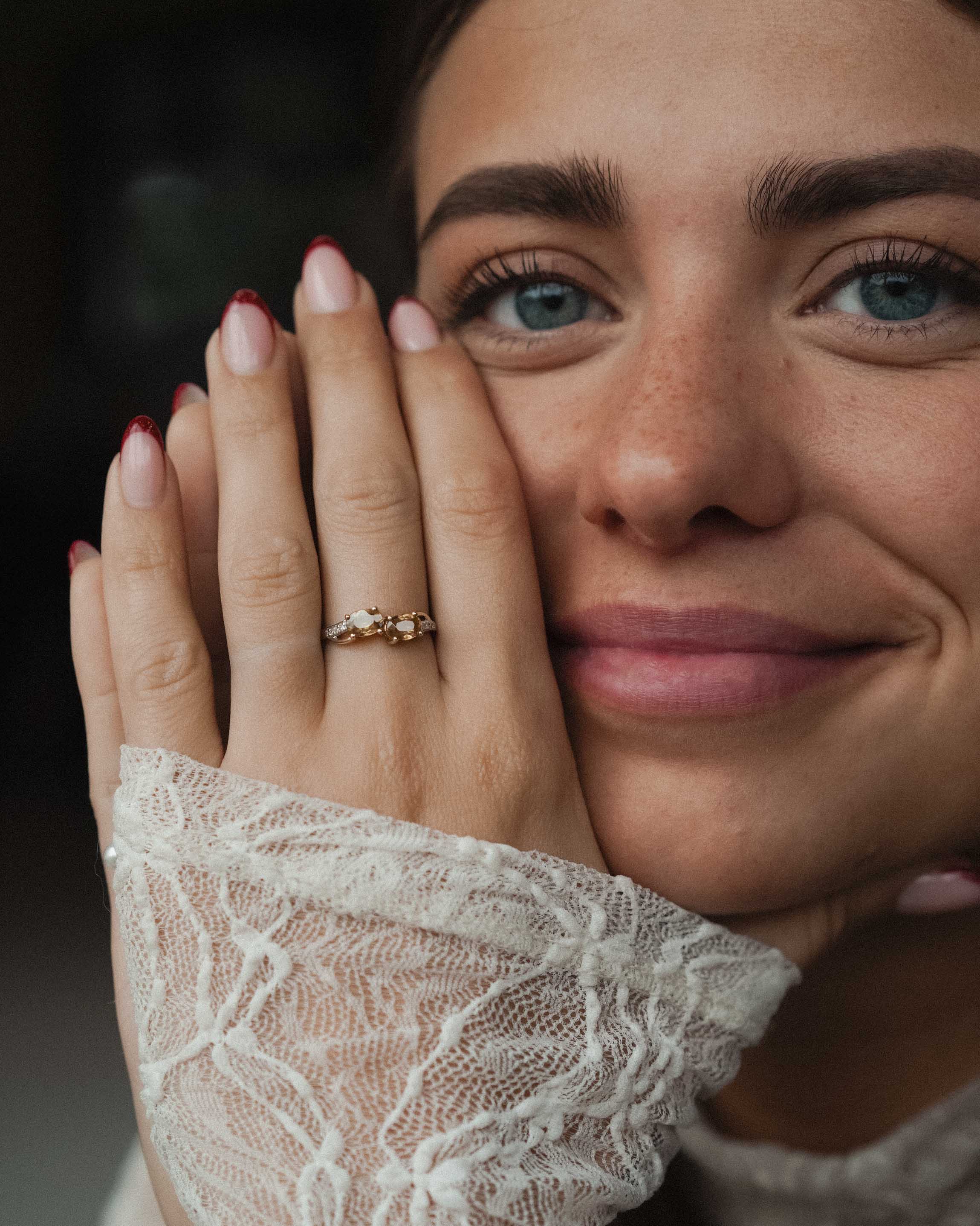 Saphirae | Vintage Sphenite and Diamond Ring