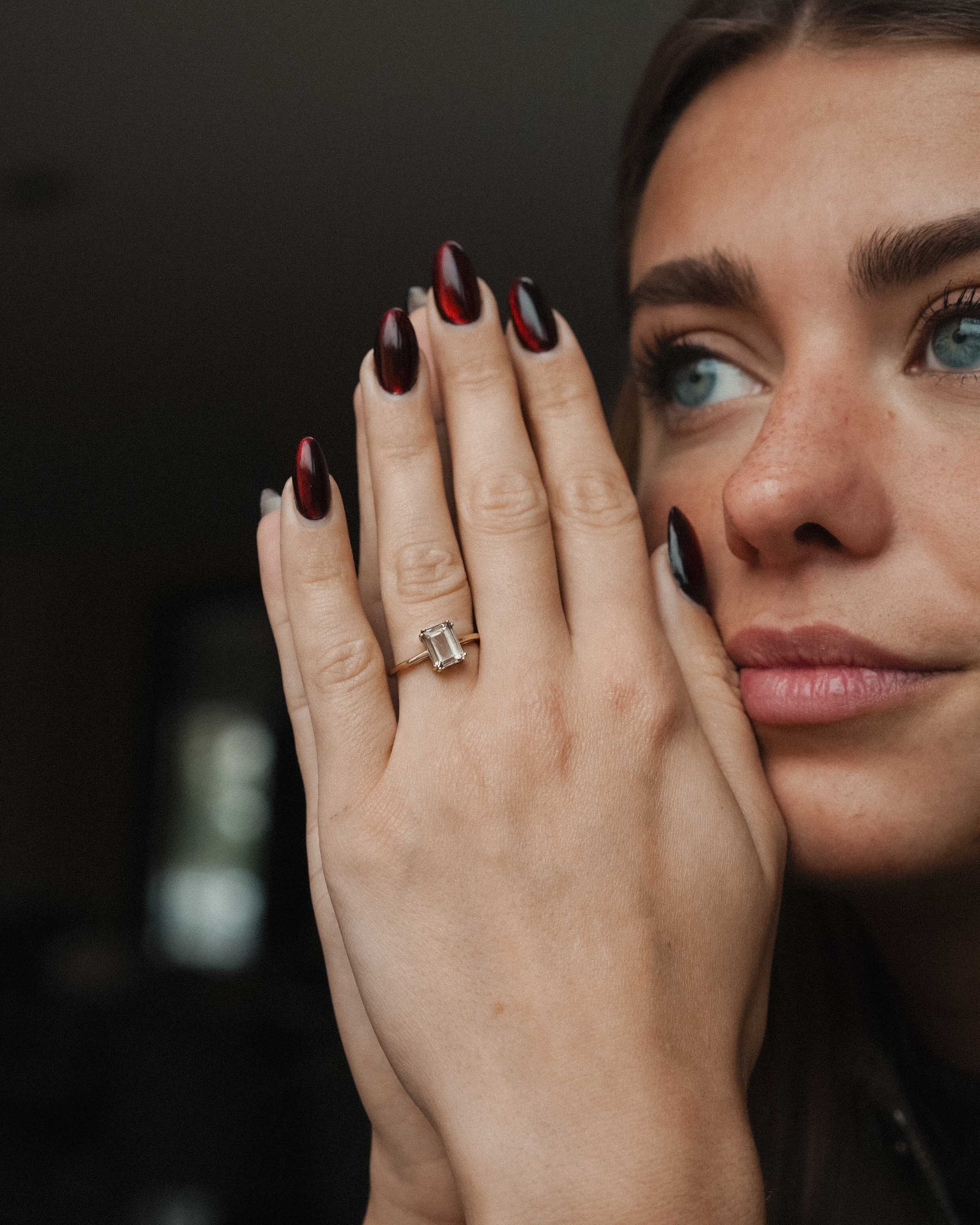 Lymea | Vintage Kwarts Solitaire Ring - Menina Amsterdam