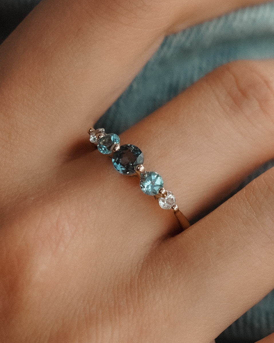 Ariane | Vintage Topaas Dress Ring