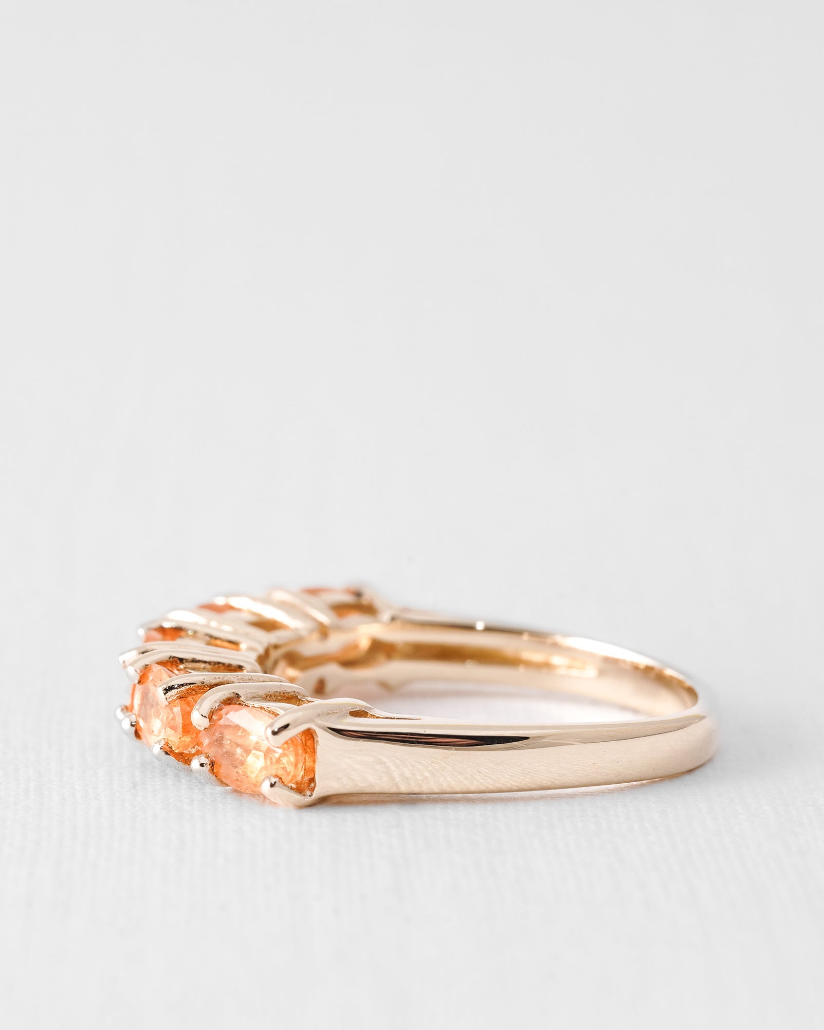 Oralyne | Vintage Oranje Saffier Dress Ring