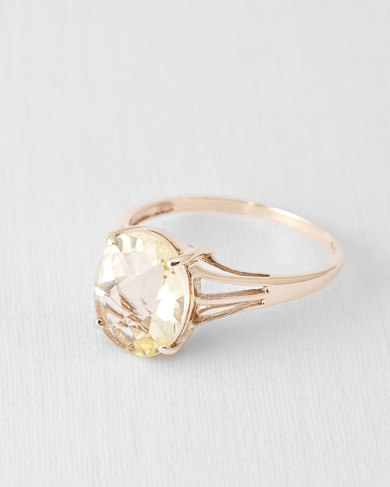 Lenne | Vintage Quartz Solitaire Ring