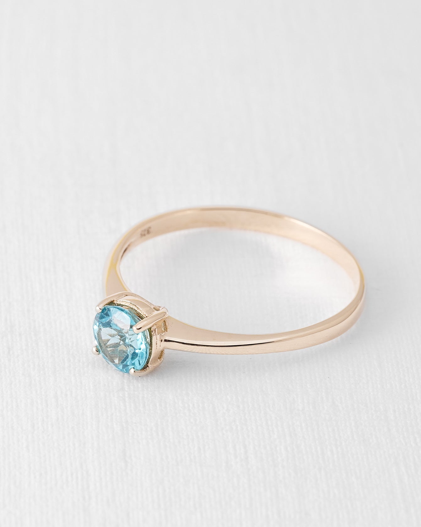 Saya | Vintage Blue Topaz Dress Ring
