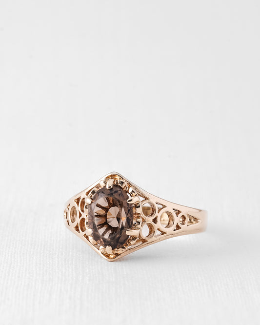 Ofelia | Vintage Granaat & CZ Cluster