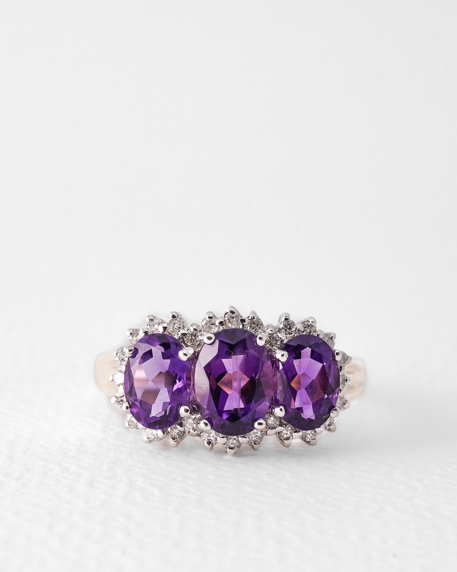 Vivienne | Vintage Amethist & Diamant Cluster
