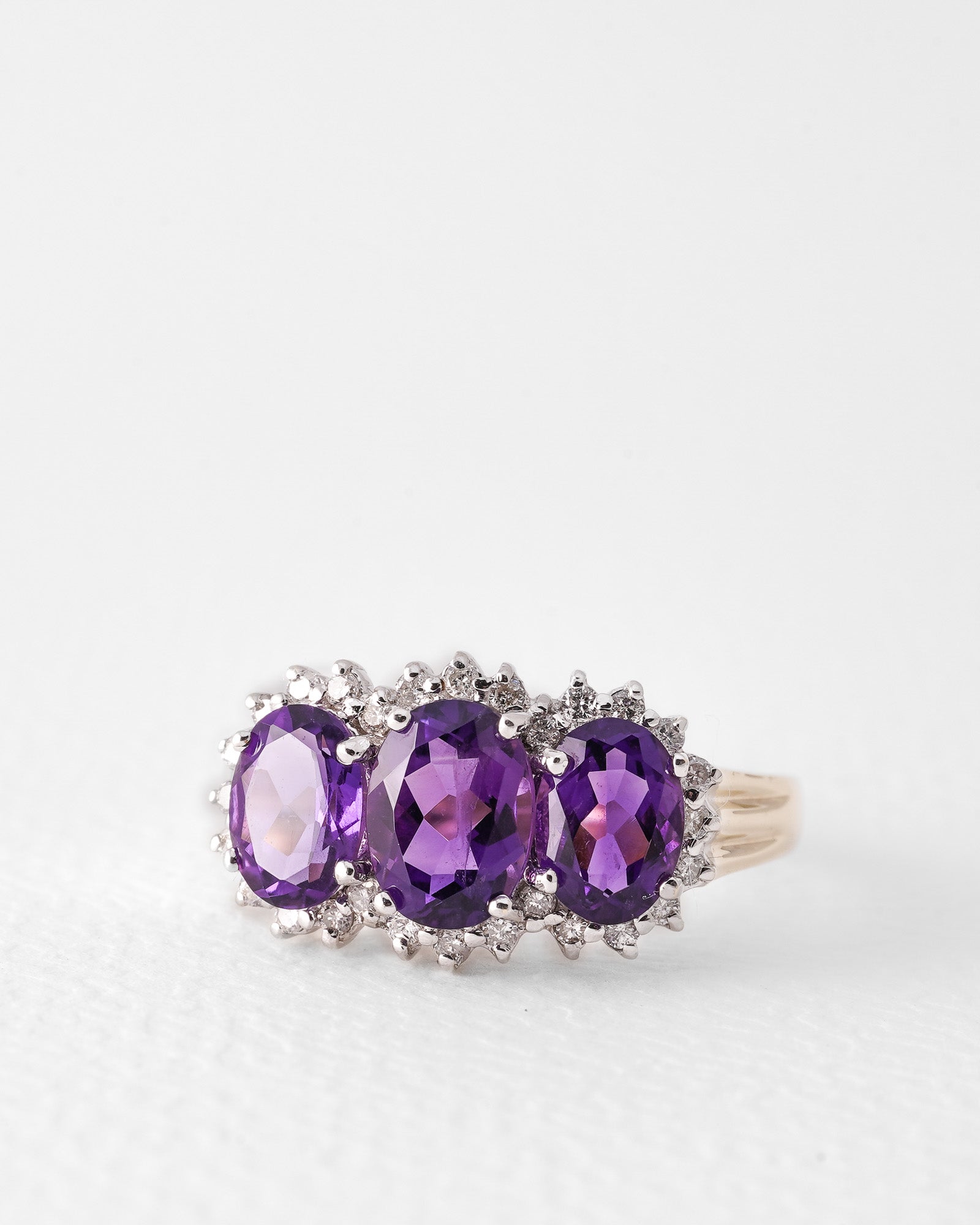 Vivienne | Vintage Amethist & Diamant Cluster