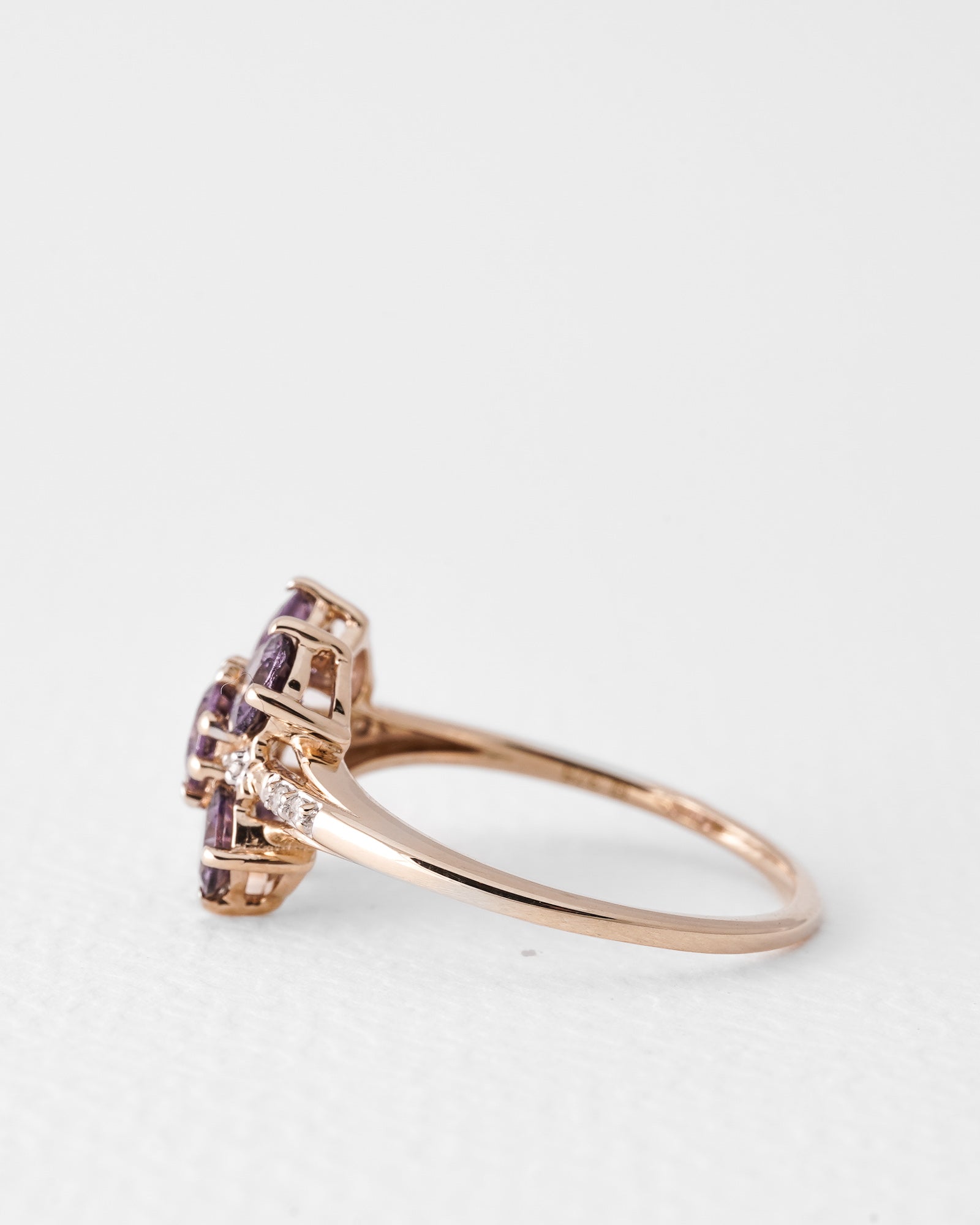 Fiorella | Vintage Tanzaniet & Diamant Bloem