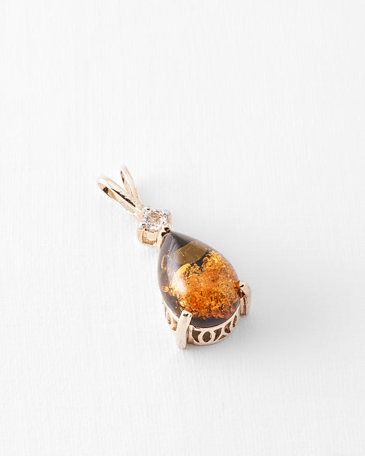 Thyra | Vintage Smaragd & CZ Wishbone
