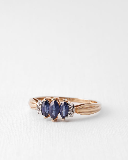 Robyn | 14K (0.85ct) Diamant Cluster Hanger