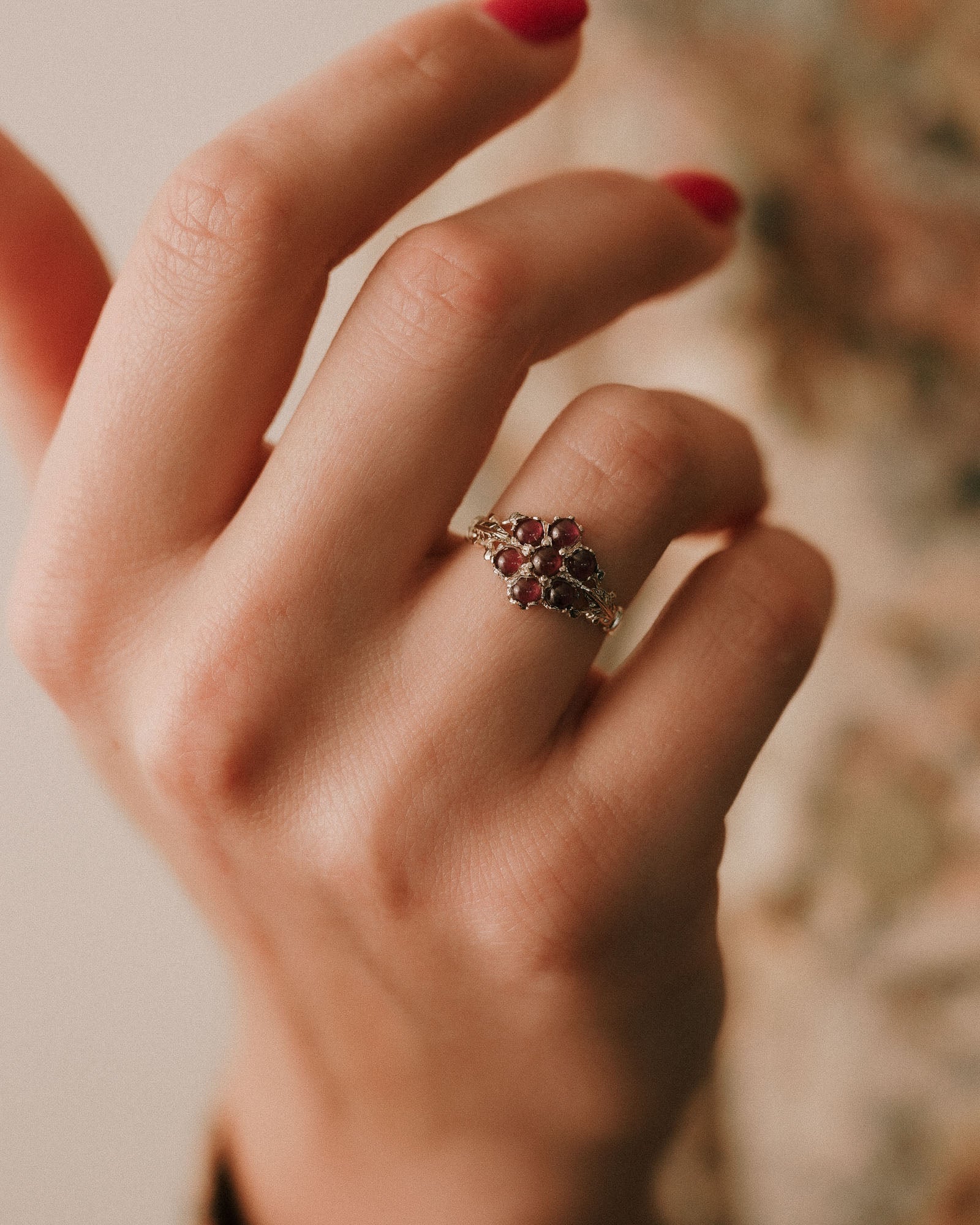Chiara | Vintage Robijn Bloem